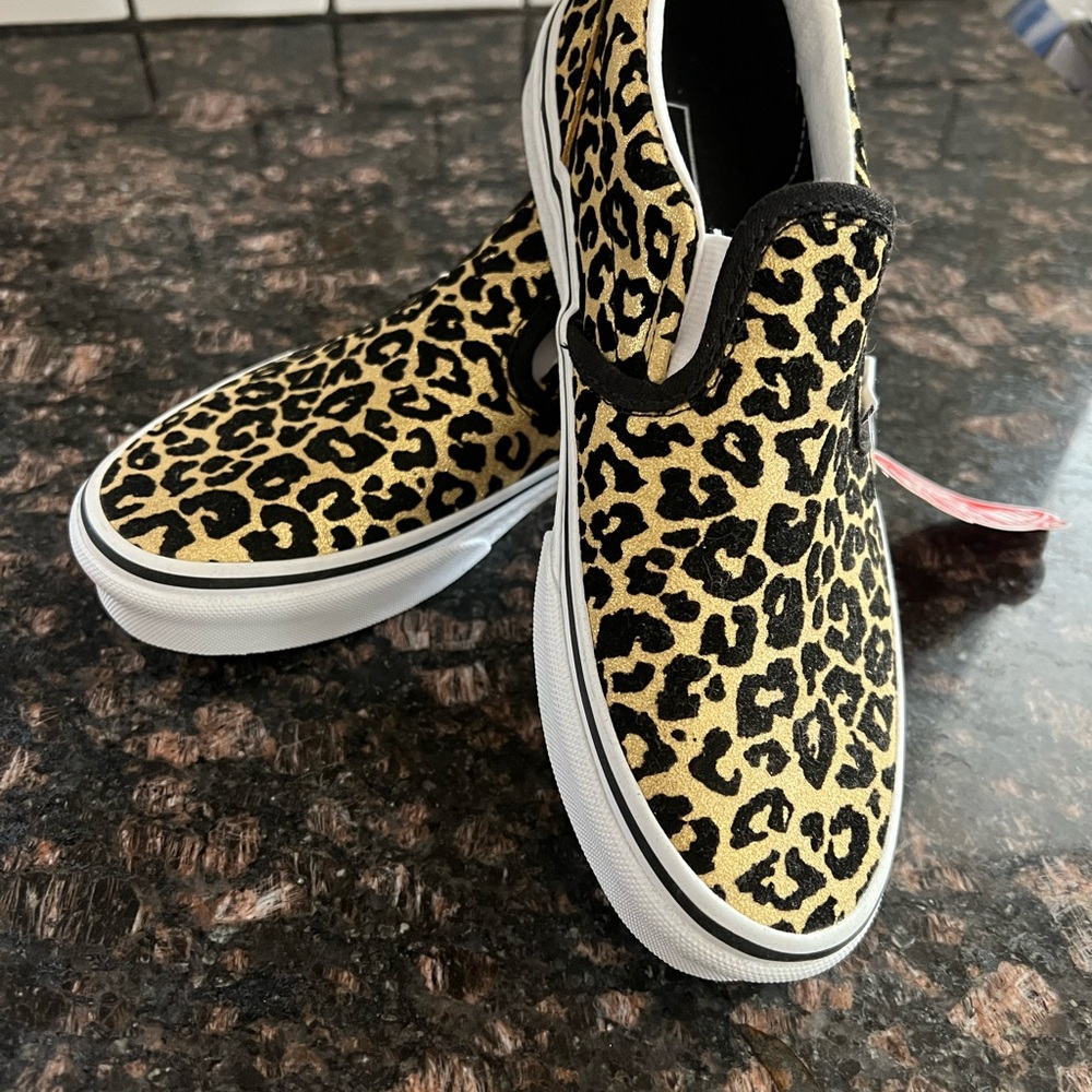 Vans Kids Shoes Leopard Print